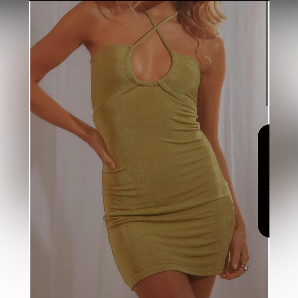 Peppermayo Lime Green Mini Dress // Never Been Worn!